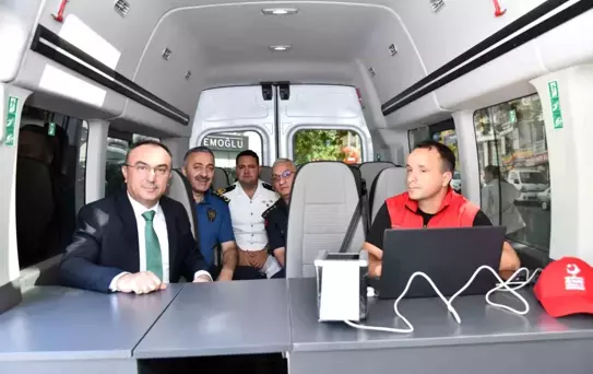 Tekirdağ'da Mobil Göç Noktası Aracı Hizmete Girdi