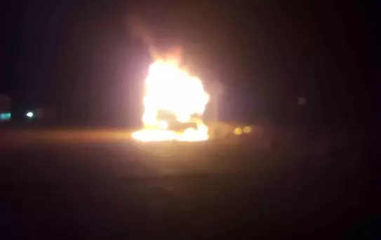 Bursa'da Tır Yangını Trafiği Olumsuz Etkiledi
