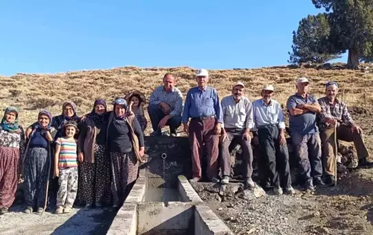 Hadim'de İmece Usulü Yeni Çeşme