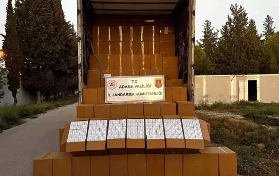 Adana'da 6.5 Milyon Kaçak Makaron Ele Geçirildi