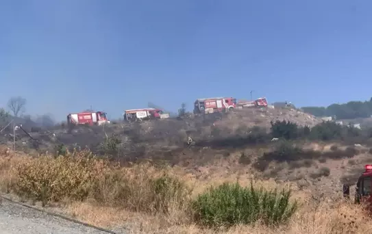 Eyüpsultan'da Şantiye Yangını Kontrol Altına Alındı