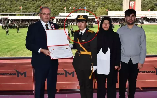 Şehit Ömer Halisdemir'in kızı Elif Nur Halisdemir teğmen oldu