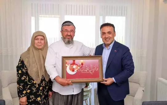 Vali Sözer, Gazi Özkan'ı Ziyaret Etti