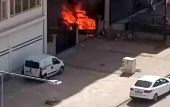 Kızıltepe'de Apartman Yangını