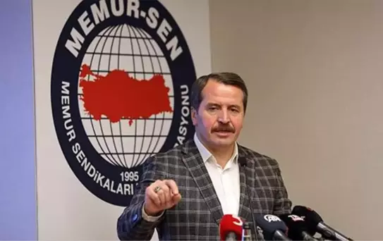 Memur-Sen Genel Başkanı Ali Yalçın: Türkiye genelinde iş bırakıyoruz