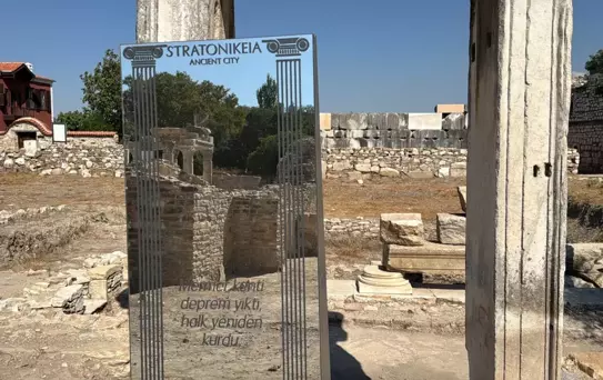 Stratonikeia'da Kadınlardan Tarihe Destek