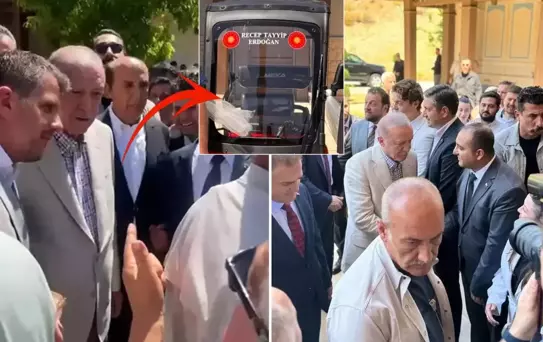 Cumhurbaşkanı Erdoğan'a sürpriz hediye: Plakasını gören bir daha baktı