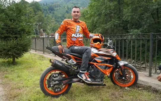 Motosiklet Şovu Rize'de Büyüledi