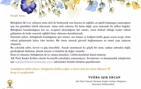 Dünya Emzirme Haftası'nda Anne-Bebek Buluşması