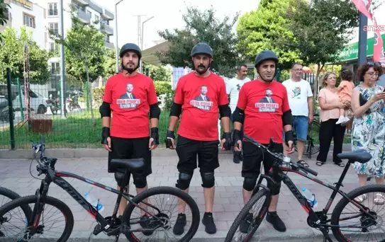 CHP Ceyhan Gençlik Kolları'ndan 'Özgürlük Pedalları' Etkinliği