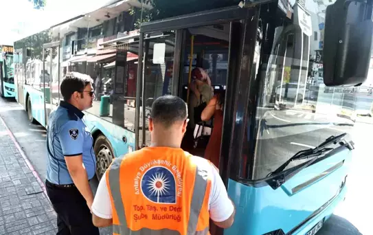 Antalya'da Toplu Taşıma Araçlarında Klima Denetimleri Sürüyor