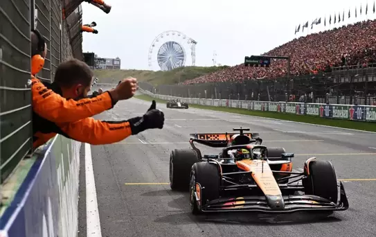 Formula 1 Hollanda Grand Prix'sinde kazanan belli oldu
