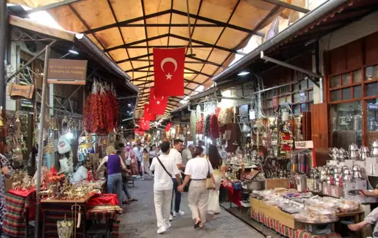 Gaziantep'te Turist Yoğunluğu Devam Ediyor