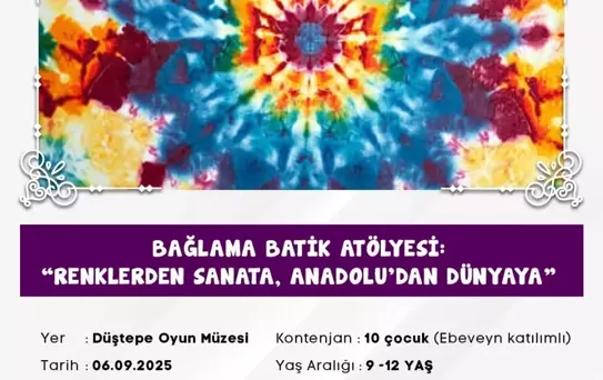 Ataşehir'de Kültürlerarası Sanat Atölyesi: Bağlama Batik