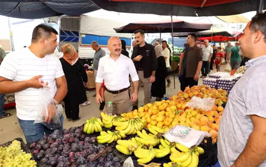 Vali Varol Semt Pazarını Ziyaret Etti