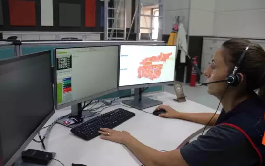 Tunceli'de 112 Acil Çağrı Duyarlılığı Örnek