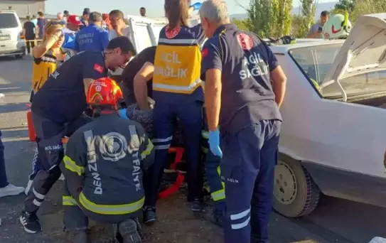 Denizli'de Kaza: 1 Ölü, 4 Yaralı