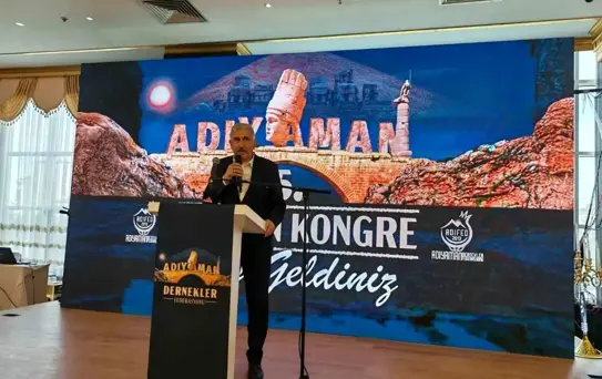 Kahta Belediye Başkanı Mehmet Can Hallaç, Adıyaman Dernekler Federasyonu Kongresi'nde Konuştu