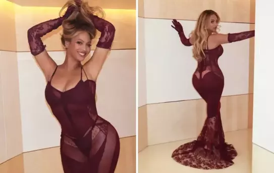 Beyoncé, 44. yaş gününü göz alıcı şeffaf elbisesiyle kutladı