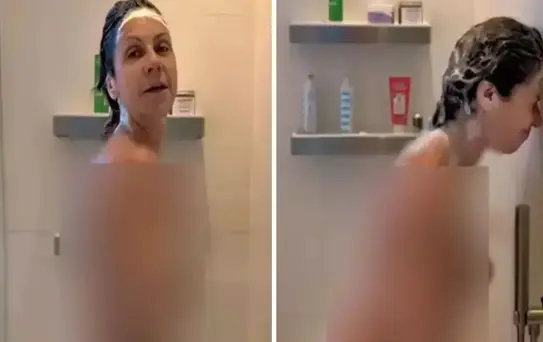 Kamera kayıttaydı! Ünlü İngiliz sunucu müjdeli haberi banyo yaparken aldı