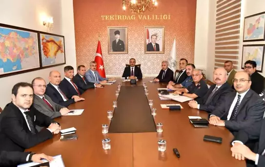 Tekirdağ'da Güvenlik Toplantısı