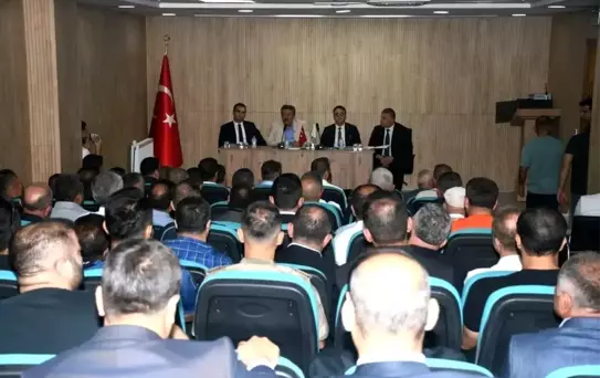Şırnak'ta Muhtarlarla İstişare Toplantısı Düzenlendi