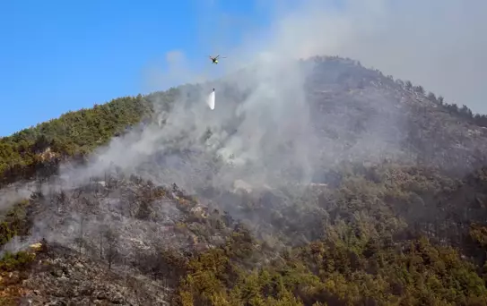 Antalya'da 21 Yangınla Mücadele Devam Ediyor