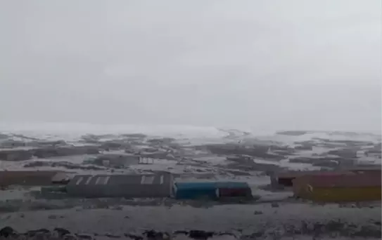 Nügürcük Köyü Yaylası Karla Kaplandı