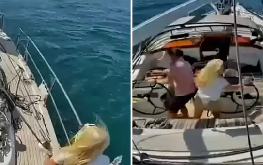 Katil balinalar lüks turist yatını batırdı! Mürettebat canını zor kurtardı