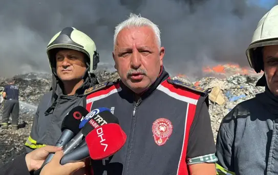 Adana'da Yangınla Mücadele