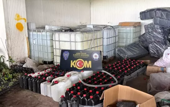 Adana'da Kaçak Alkol Operasyonu: 16 Ton Etil Alkol Ele Geçirildi
