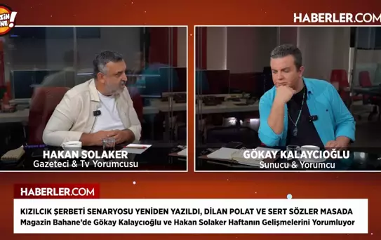 Magazin Bahane'de 'Kızılcık Şerbeti' senaryosu, Dilan Polat ve sağlık durumu masada