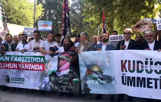 Şanlıurfa'da Gazze'ye Destek Gösterisi