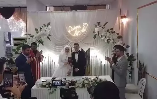 Gazze'den Düğün Selamı