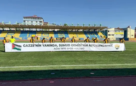 Ağrı 1970 Spor'dan Filistin'e Destek