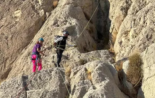 Kaya Tırmanış Eğitimi Düzenlendi
