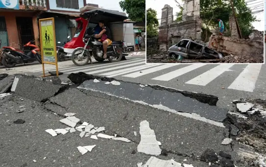 Filipinler'i vuran 6.9'luk depremde ölü sayısı 61'e yükseldi