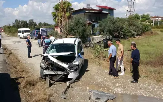 Manavgat'ta Trafik Kazası: 1 Yaralı