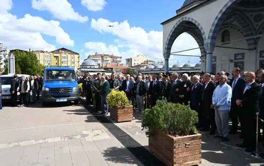 Aksaray'da şehit olan jandarma için Kırıkkale'de cenaze töreni düzenlendi