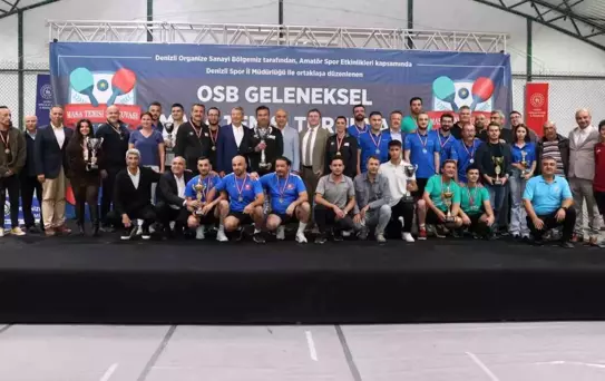 Denizli Masa Tenisi Turnuvası Sonuçlandı