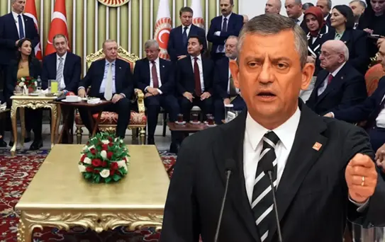 Meclis resepsiyonundaki fotoğrafa Özgür Özel'den ilk yorum