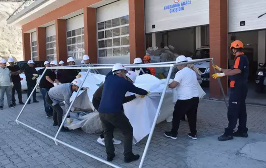Gümüşhane'de Arama Kurtarma Eğitimi