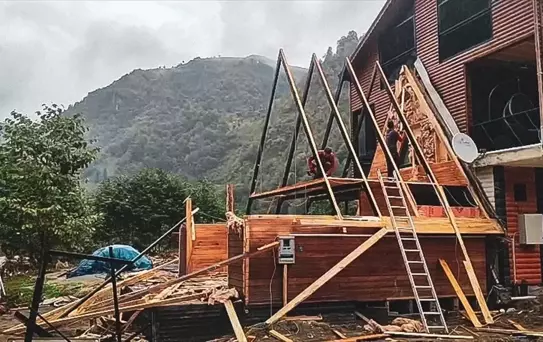 Fırtına Vadisi'nde İzinsiz Yapılar Kaldırılıyor