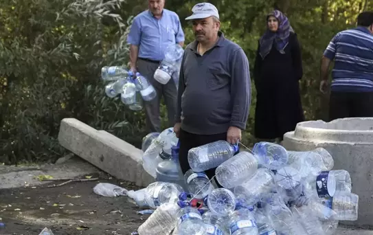Ankara'da su kesintisi krizi: Vatandaşlar çeşmelere akın etti