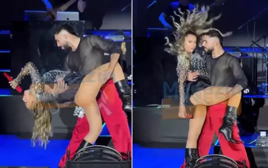 Hadise sahnede sınırları zorladı