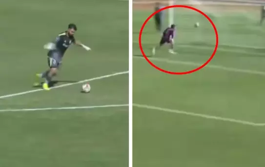 Türkiye'de kaleden kaleye inanılmaz gol