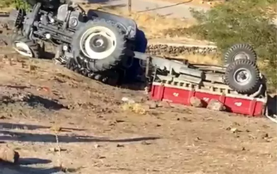 Aksaray'da Traktör Kazası: Baba ve Oğlu Yaralandı