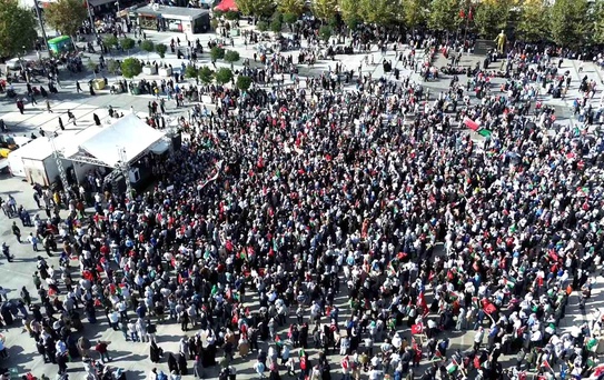 Sakarya'da 'Gazze'ye Özgürlük' Yürüyüşü Düzenlendi