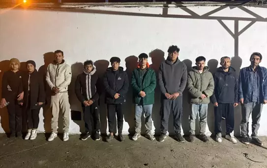Uzunköprü'de 17 Düzensiz Göçmen Yakalandı