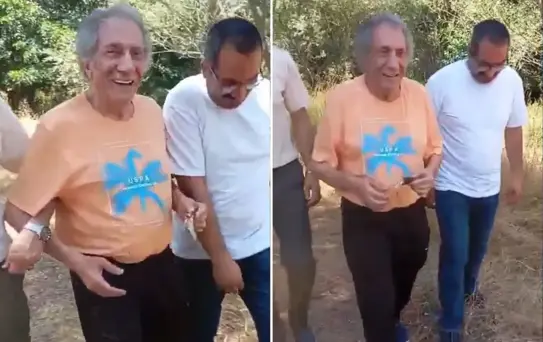 Evlat acısıyla sarsılan İzzet Altınmeşe yıllar sonra görüntülendi! Son hali sevenlerini üzdü